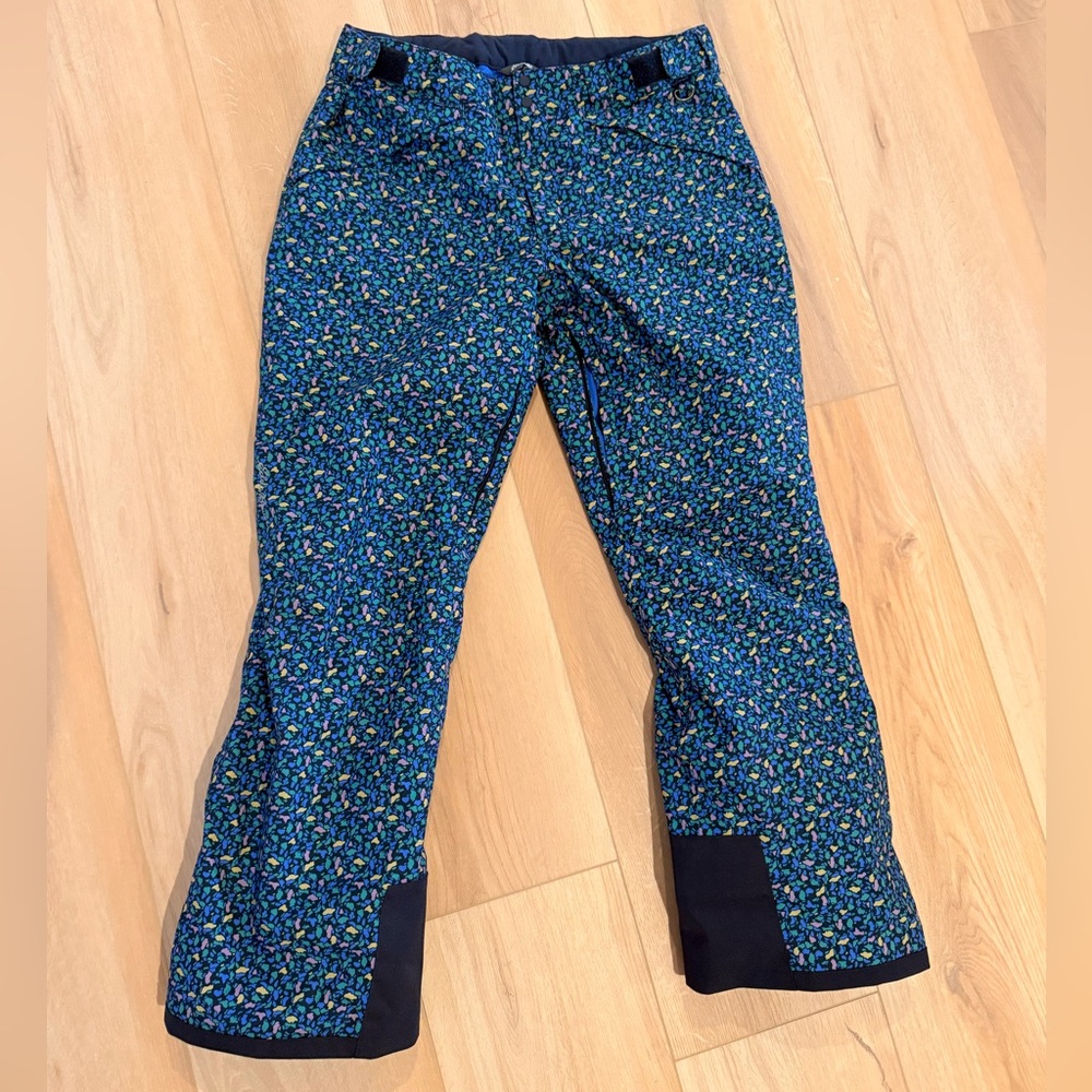 Eddie Bauer Womens Snowpant Ski Pant Size L - Blue, Black, Pink, Yellow